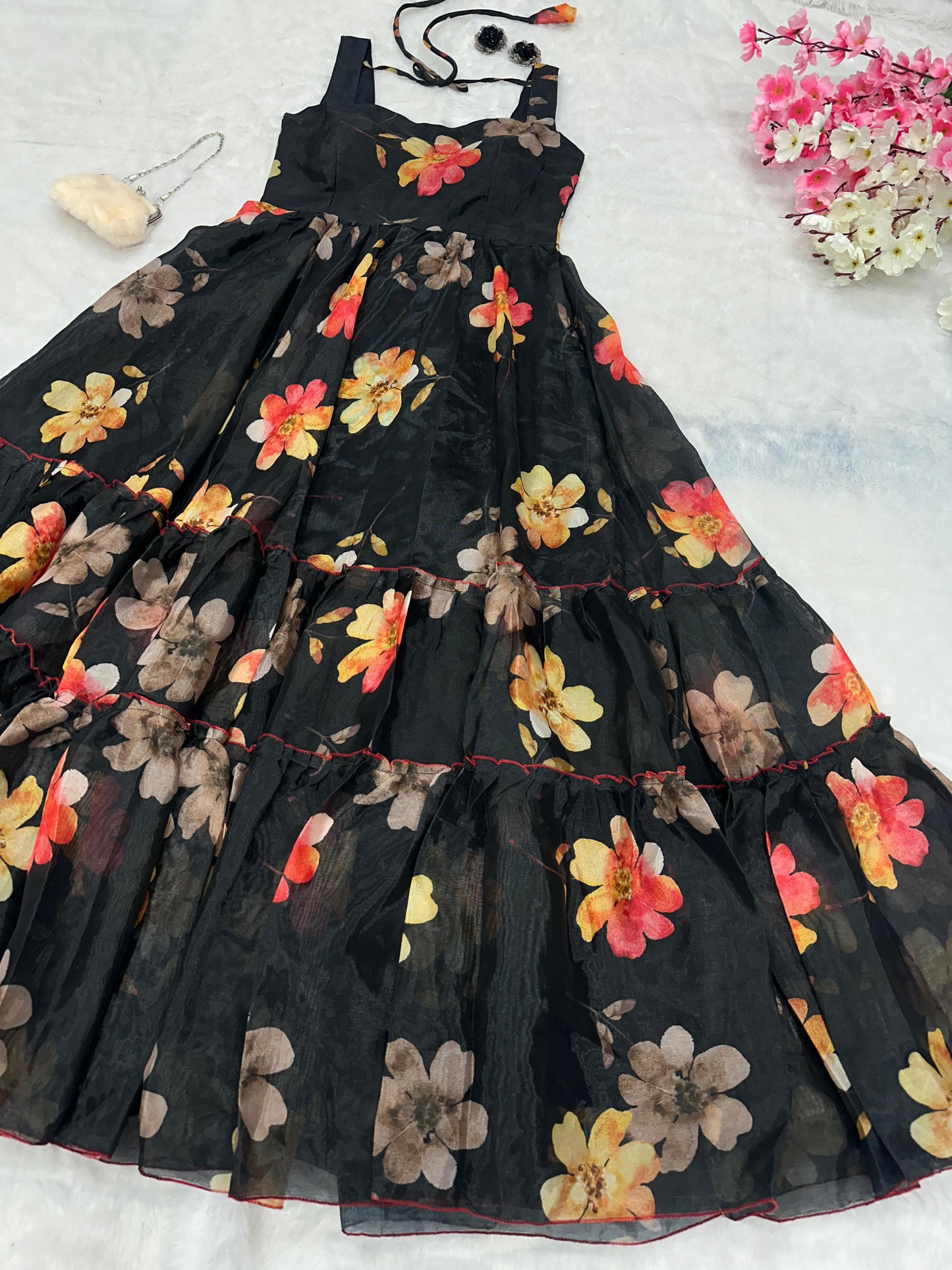 Trendy Organza Silk Anarkali Gown With Digital Print (MAS_SCnx_1123)