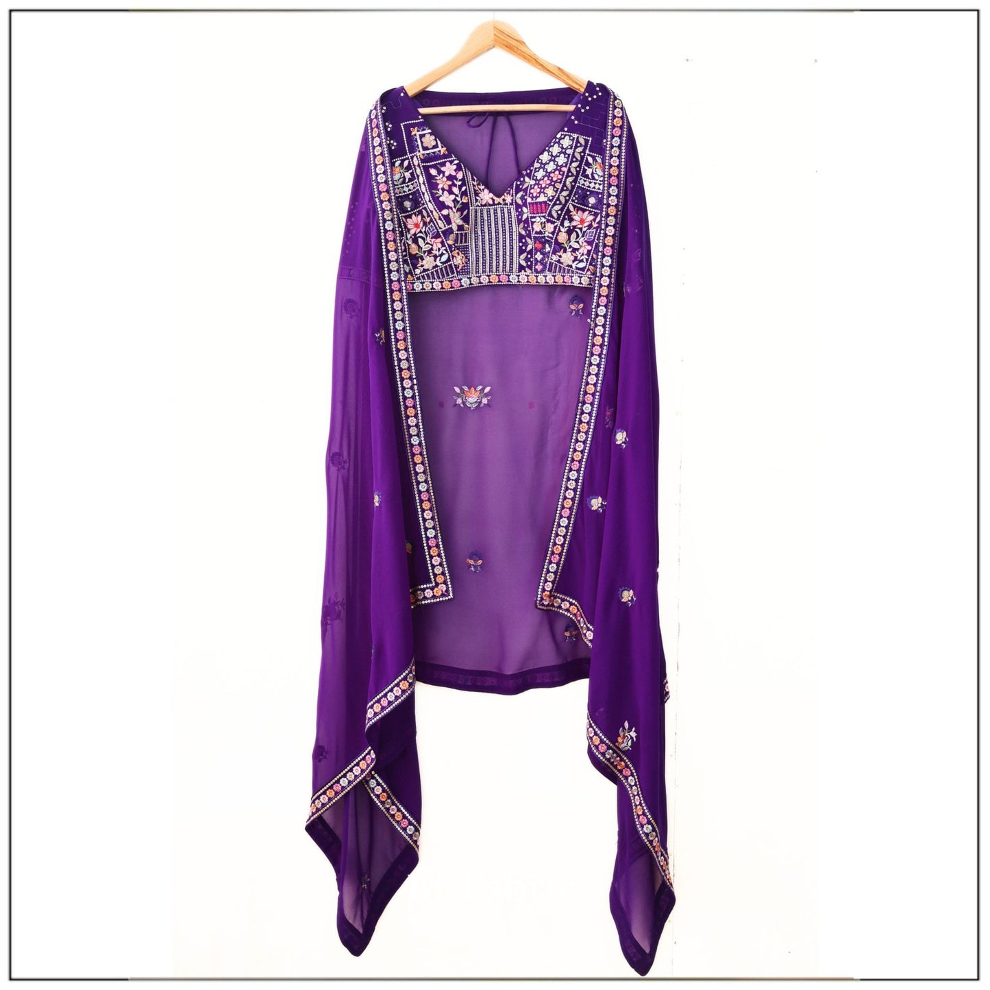Fantastic Heavy Embroidery Thread & Sequence Work Purple Lehenga Choli ( MAS_TF_375 )