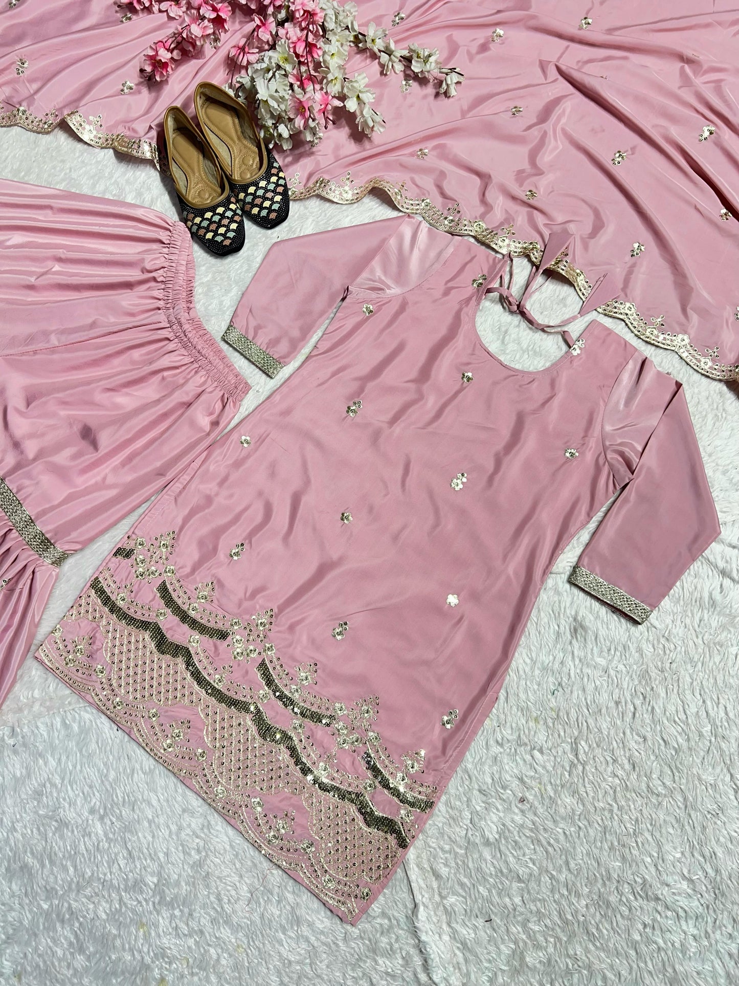 Wedding Wear Sharara Suit With Heavy Embroidery Work (MAS_MD_3035)