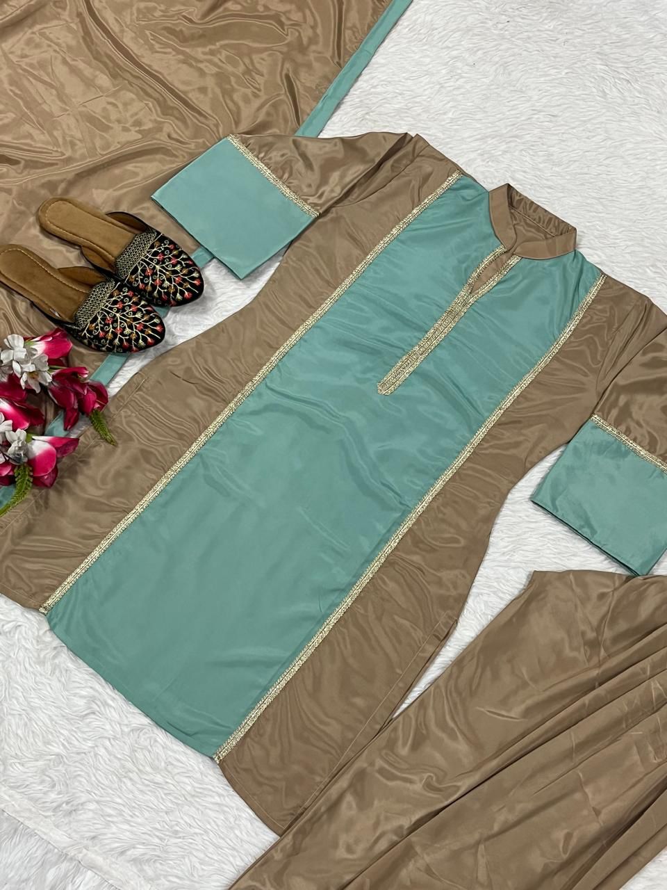 Decent Plazzo & Dupatta Set Best For Outing (MAS_MD_3036)