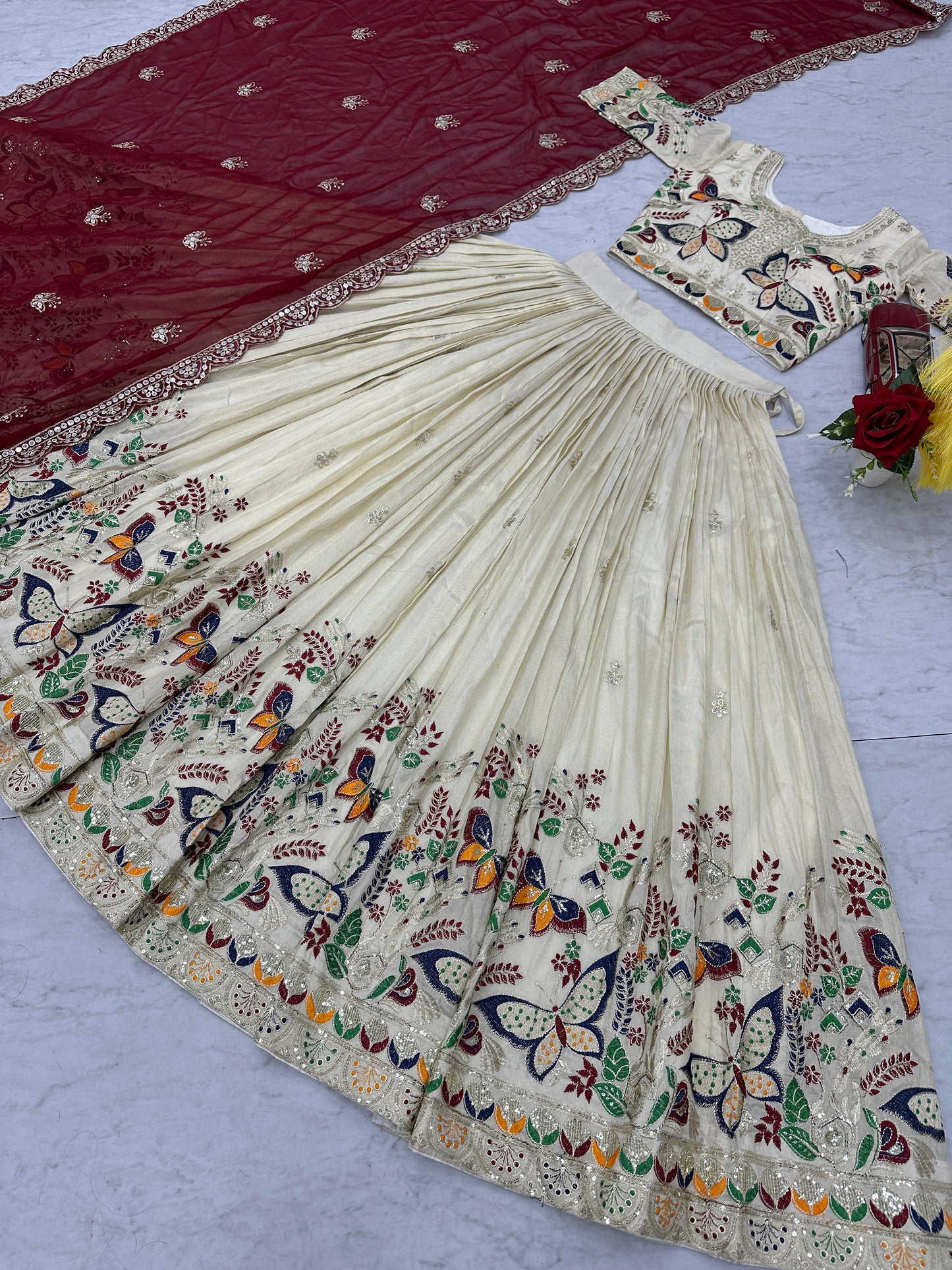 Exclusive wedding Wear Lehenga Choli With Heavy Thread & Sequence work (MAS _PC_491)