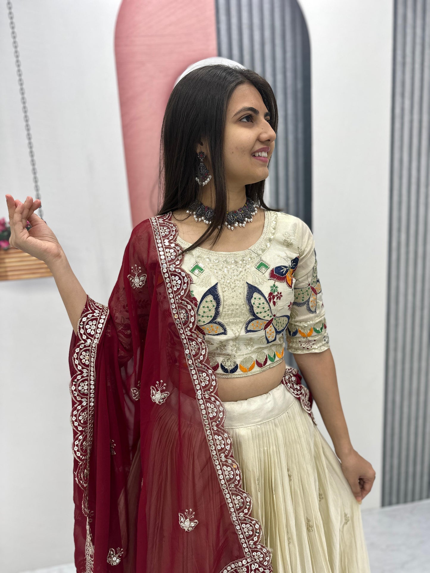 Exclusive wedding Wear Lehenga Choli With Heavy Thread & Sequence work (MAS _PC_491)