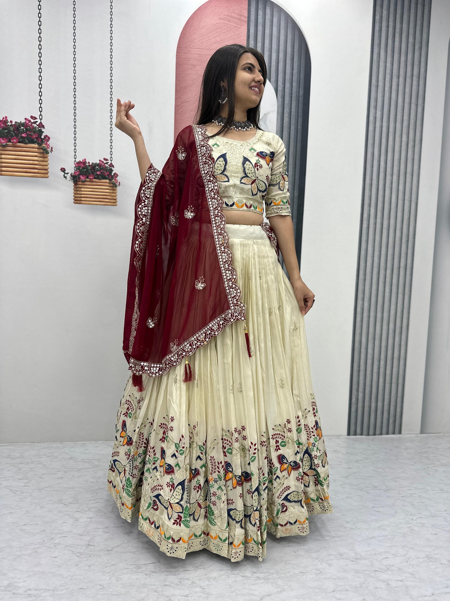 Exclusive wedding Wear Lehenga Choli With Heavy Thread & Sequence work (MAS _PC_491)