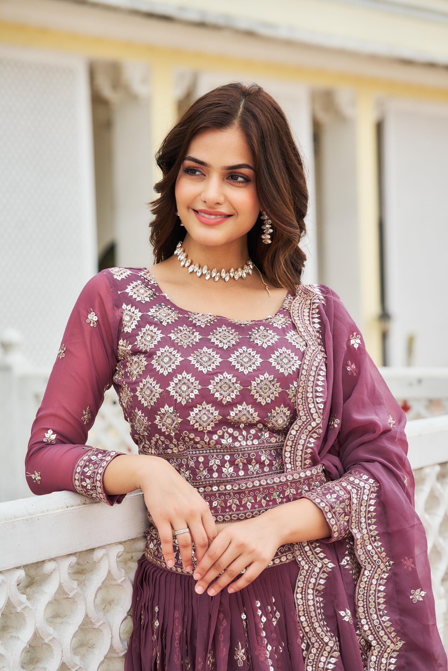 Alluring Pink Lehenga Choli With Heavy Sequence Work (MAS_Ram_026_Pink)