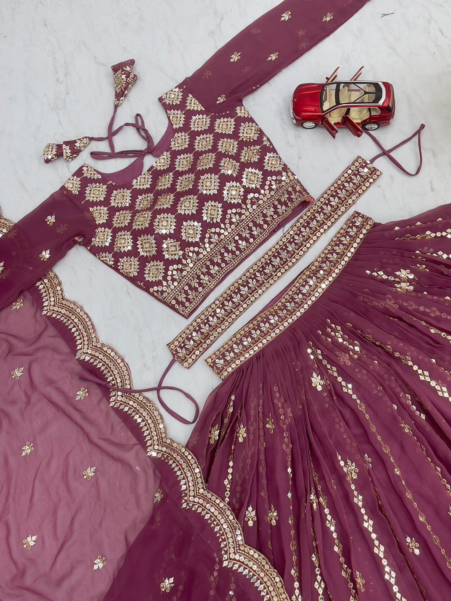Alluring Pink Lehenga Choli With Heavy Sequence Work (MAS_Ram_026_Pink)