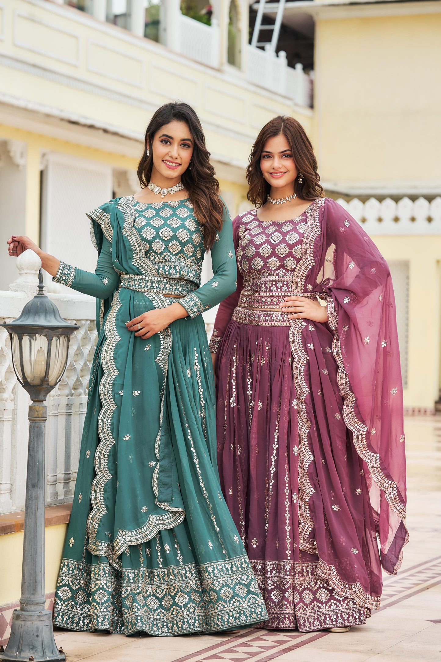 Fabulous Green Lehenga Choli With Heavy Sequence Work (MAS_Ram_026_Green)