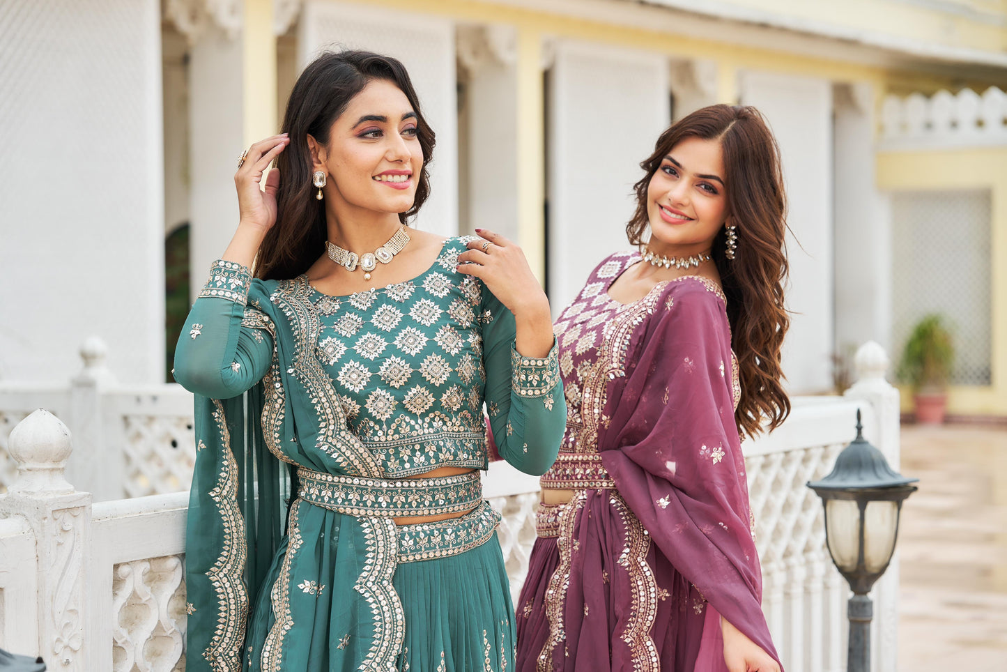 Fabulous Green Lehenga Choli With Heavy Sequence Work (MAS_Ram_026_Green)