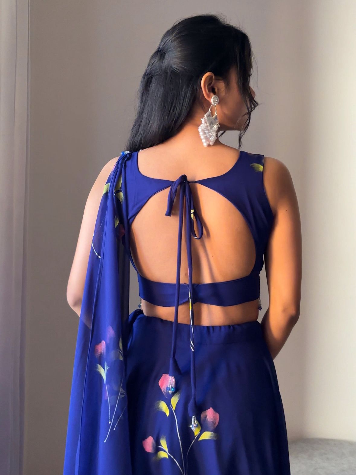 Trendy Hand Painted Designer Crop Top (MAS_SC_289)