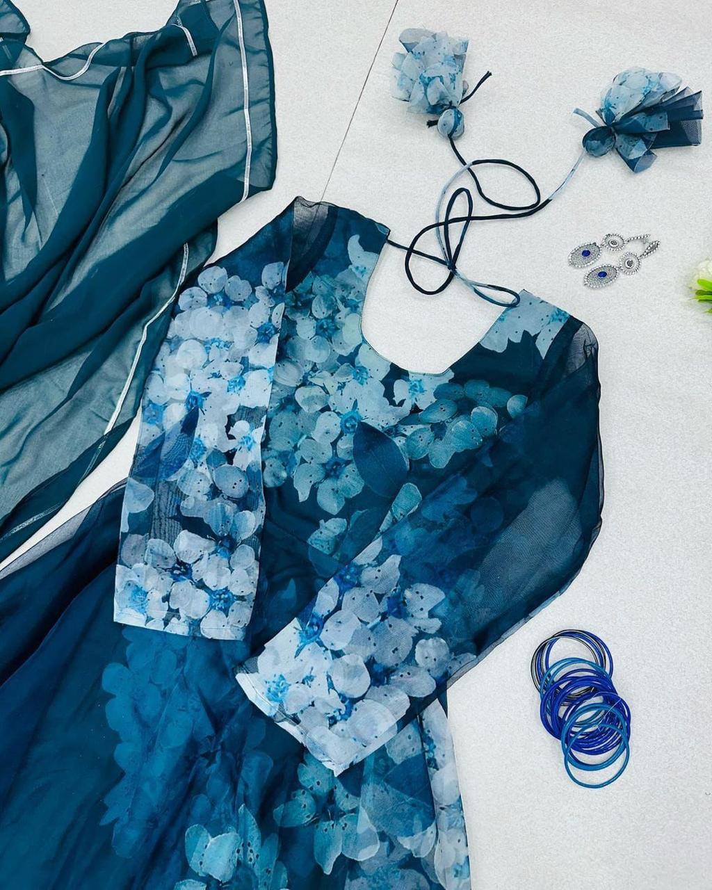 Elegance With Modern Touch Digital Printed Anarkali Gown (MAS_SC_52)