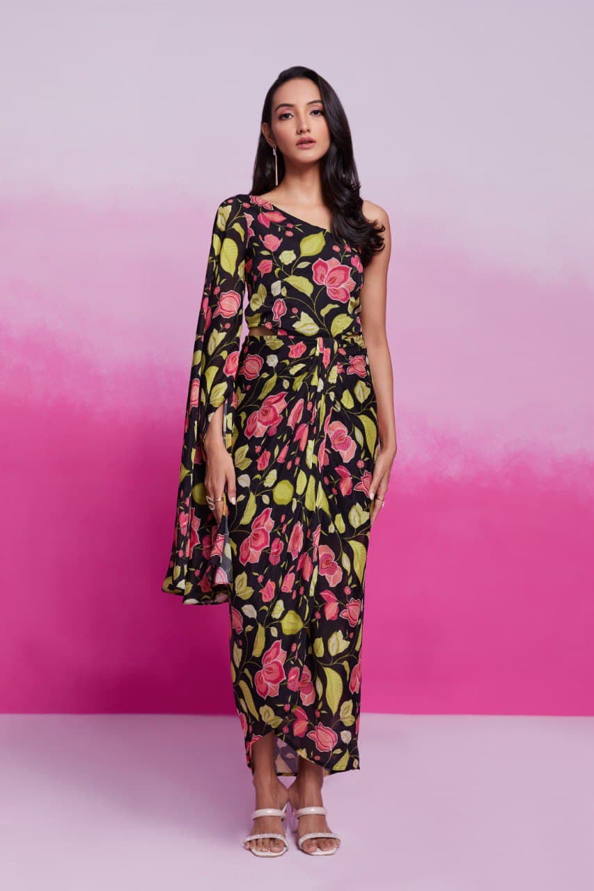 Tready Ready to Wear Printed Co-Ord Set ( MAS_TF_343 )