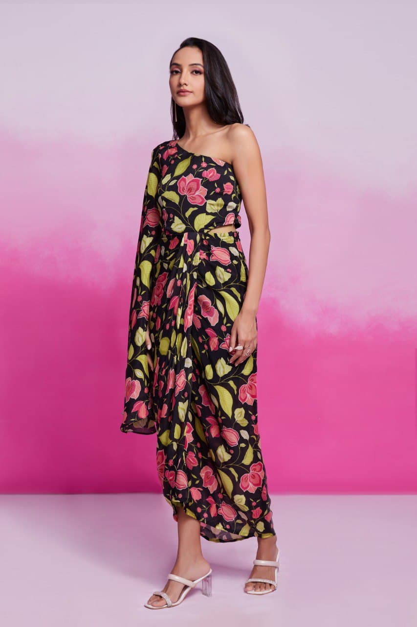 Tready Ready to Wear Printed Co-Ord Set ( MAS_TF_343 )
