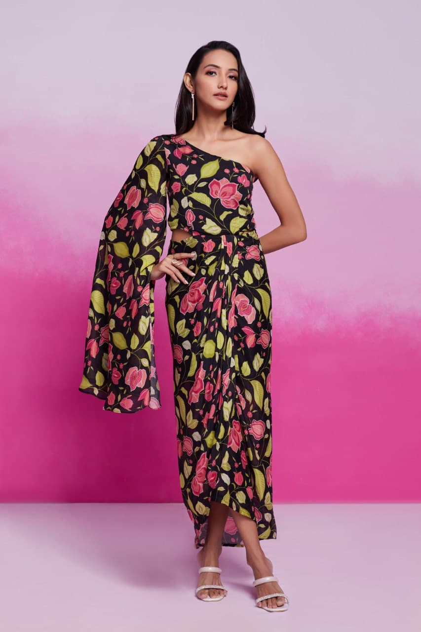 Tready Ready to Wear Printed Co-Ord Set ( MAS_TF_343 )