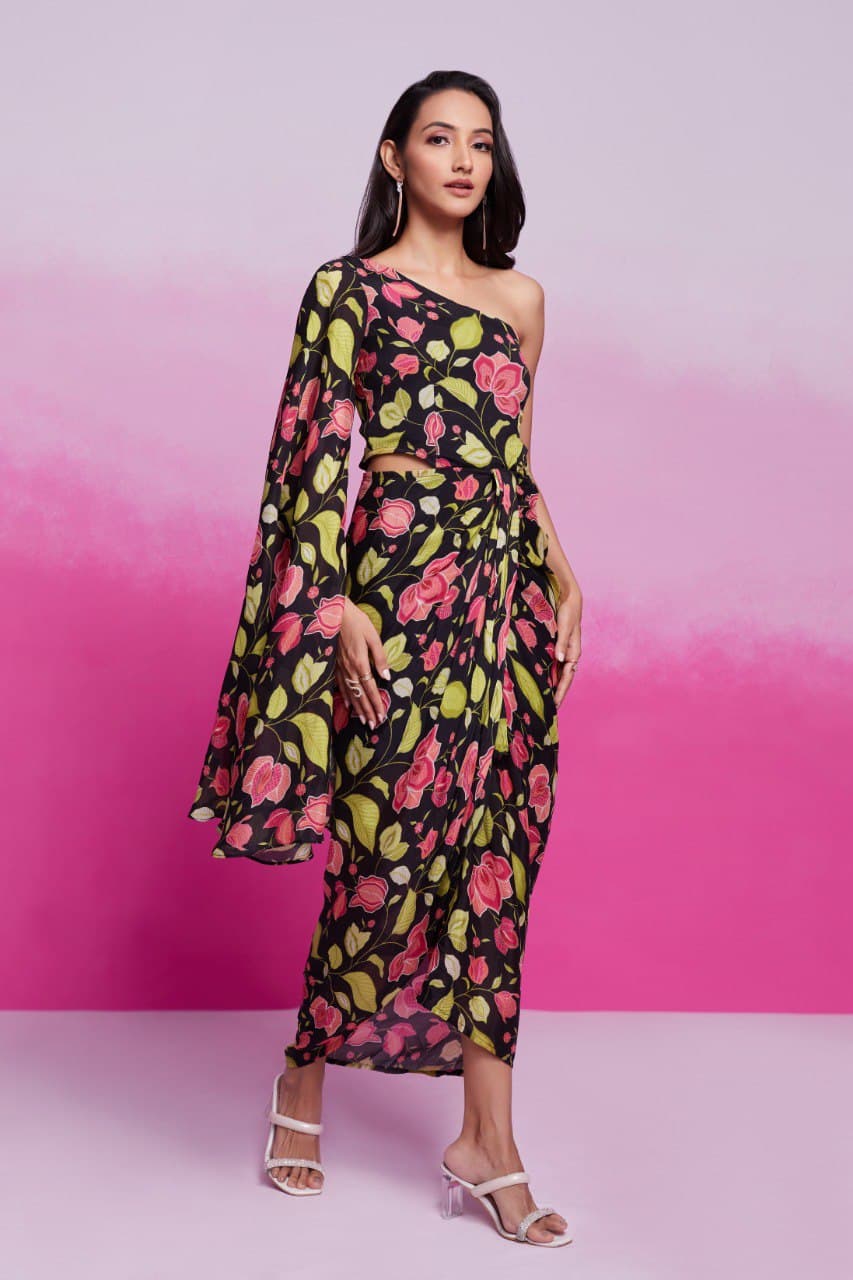 Tready Ready to Wear Printed Co-Ord Set ( MAS_TF_343 )