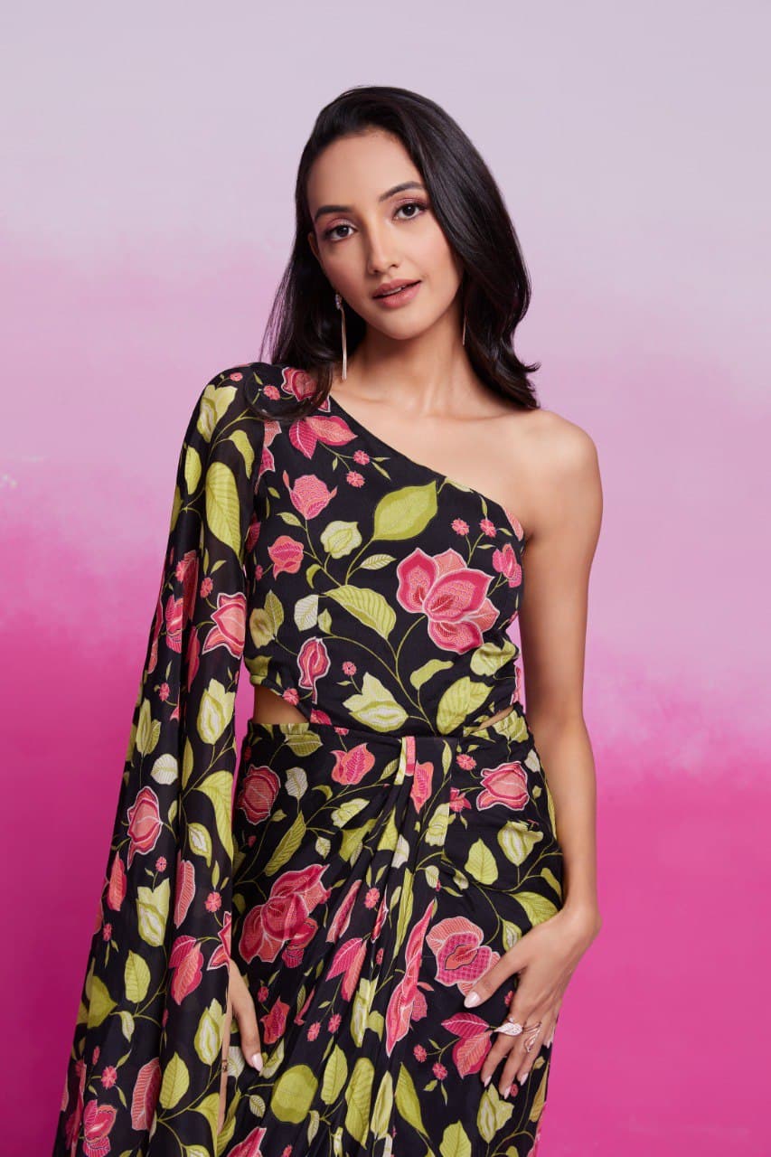 Tready Ready to Wear Printed Co-Ord Set ( MAS_TF_343 )