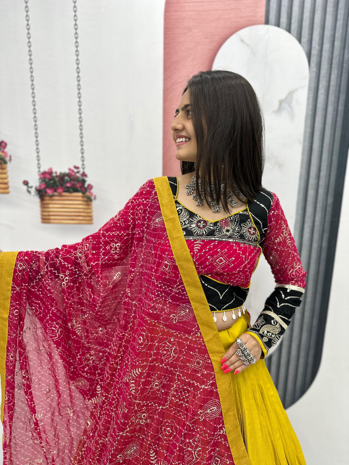 Navratri Special Trendy Pure Cotton Lehenga Choli ( MAS_TP_264_Yellow )