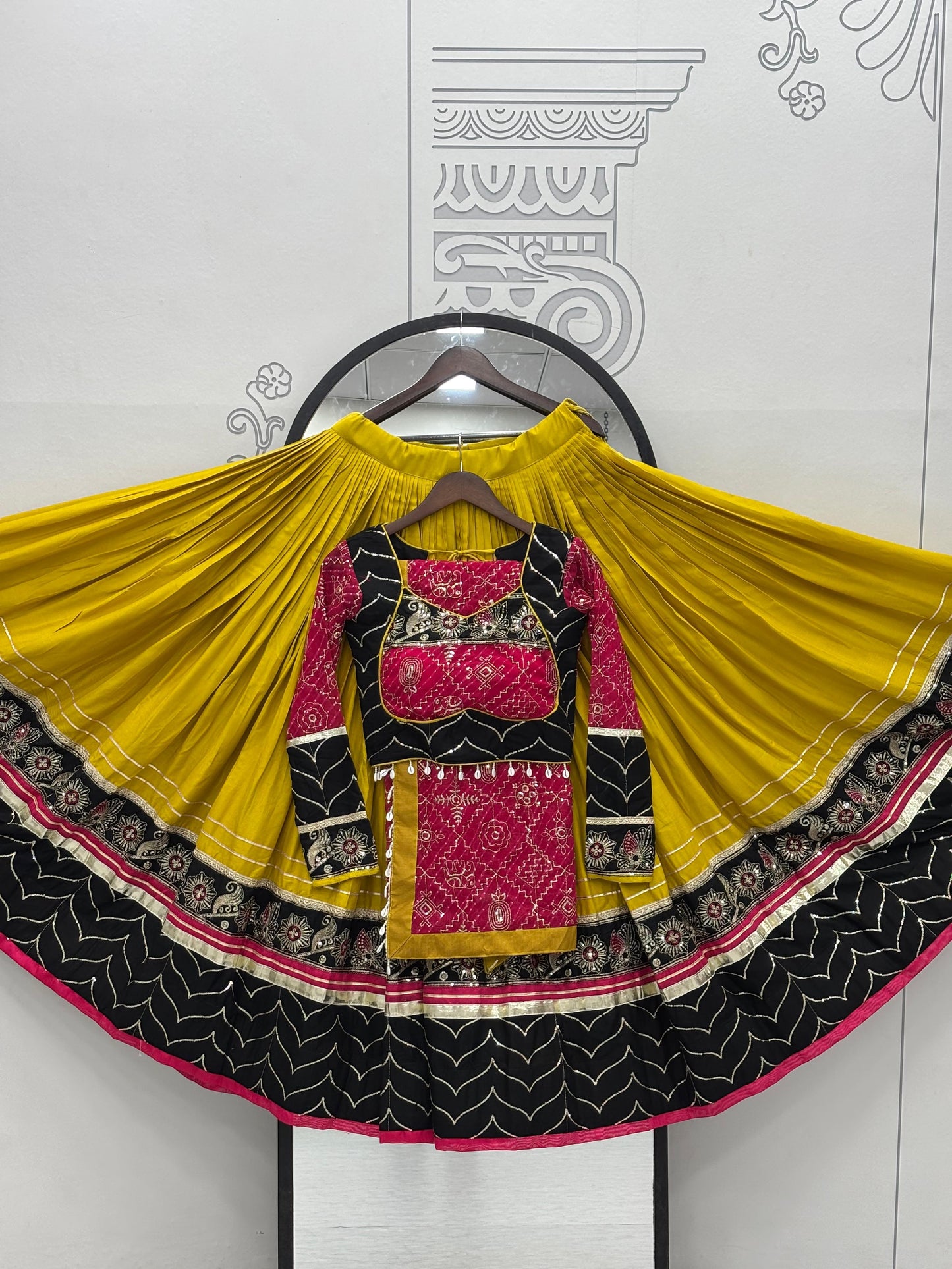 Navratri Special Trendy Pure Cotton Lehenga Choli ( MAS_TP_264_Yellow )