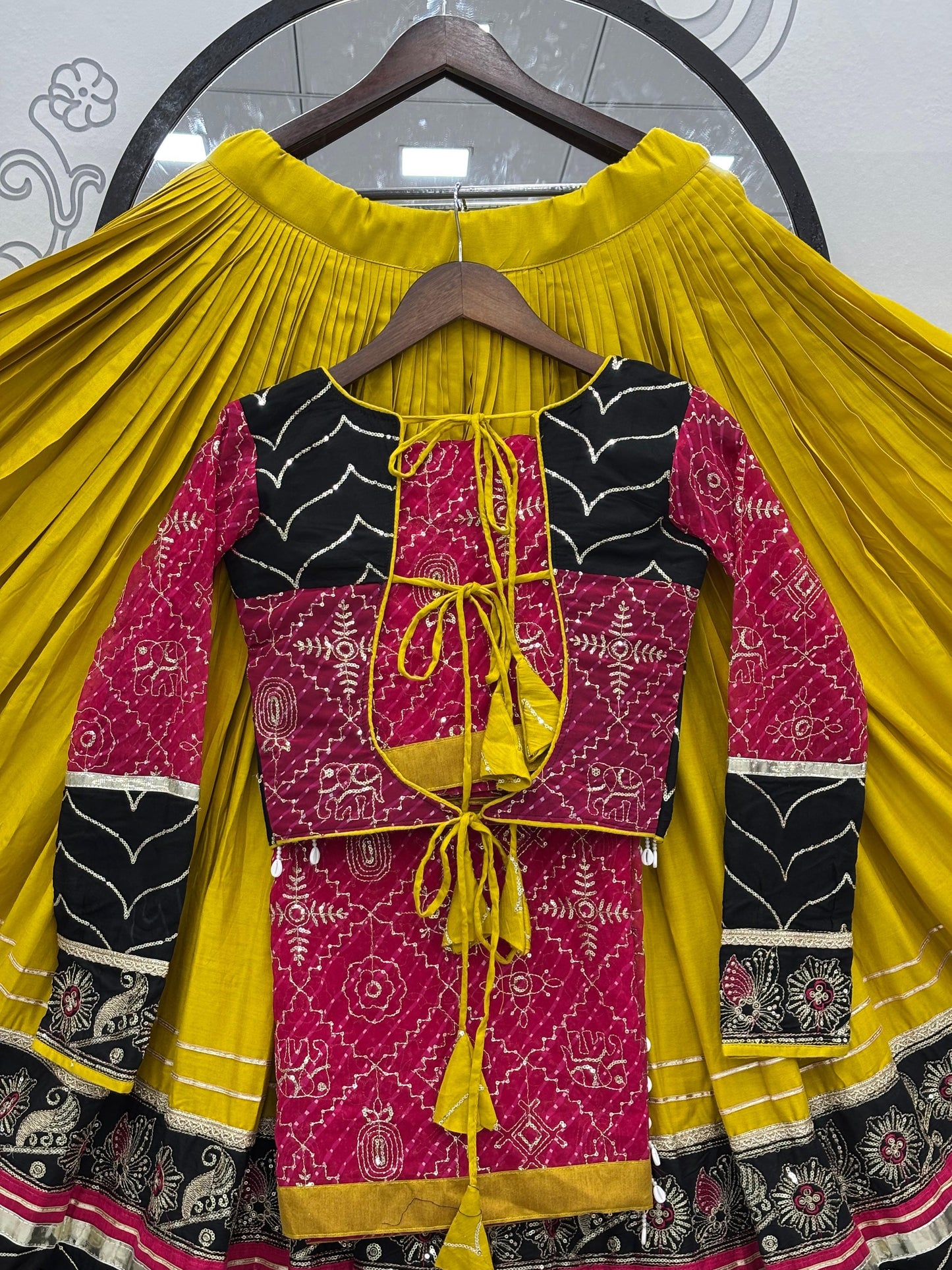 Navratri Special Trendy Pure Cotton Lehenga Choli ( MAS_TP_264_Yellow )