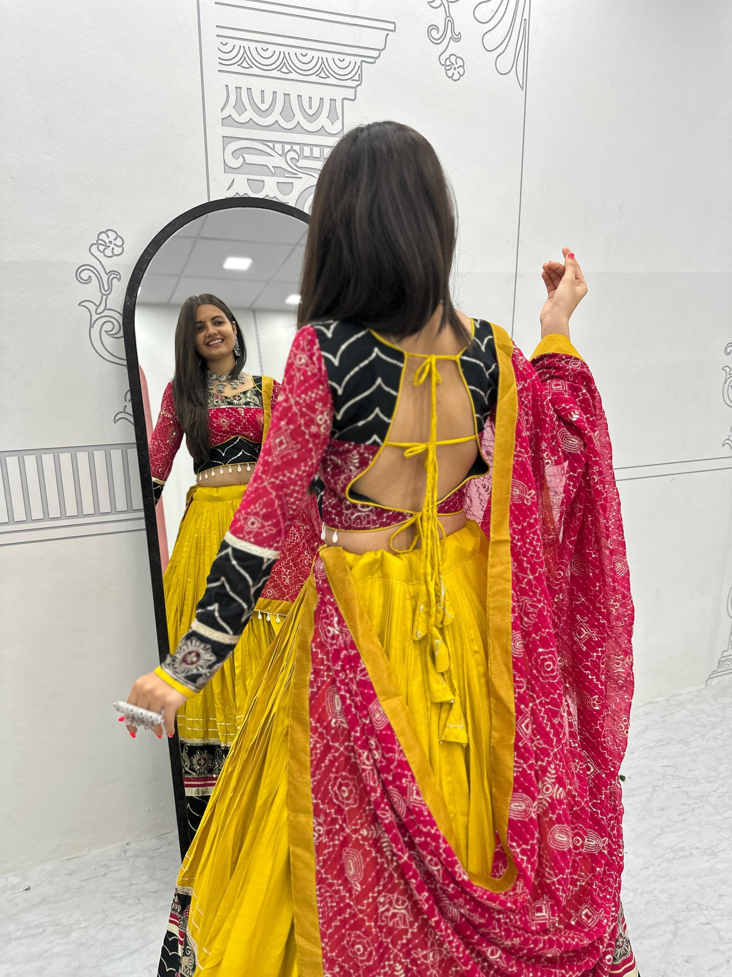 Navratri Special Trendy Pure Cotton Lehenga Choli ( MAS_TP_264_Yellow )