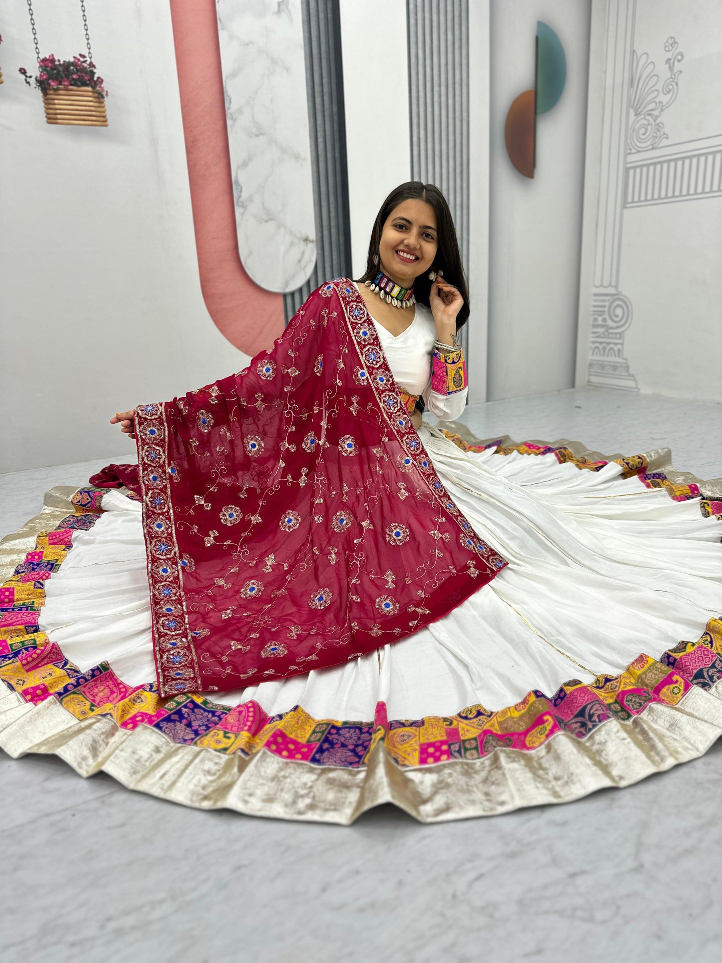 Eye Catching Navratri Special Full Flair Lehenga Choli ( MAS_TP_266 )