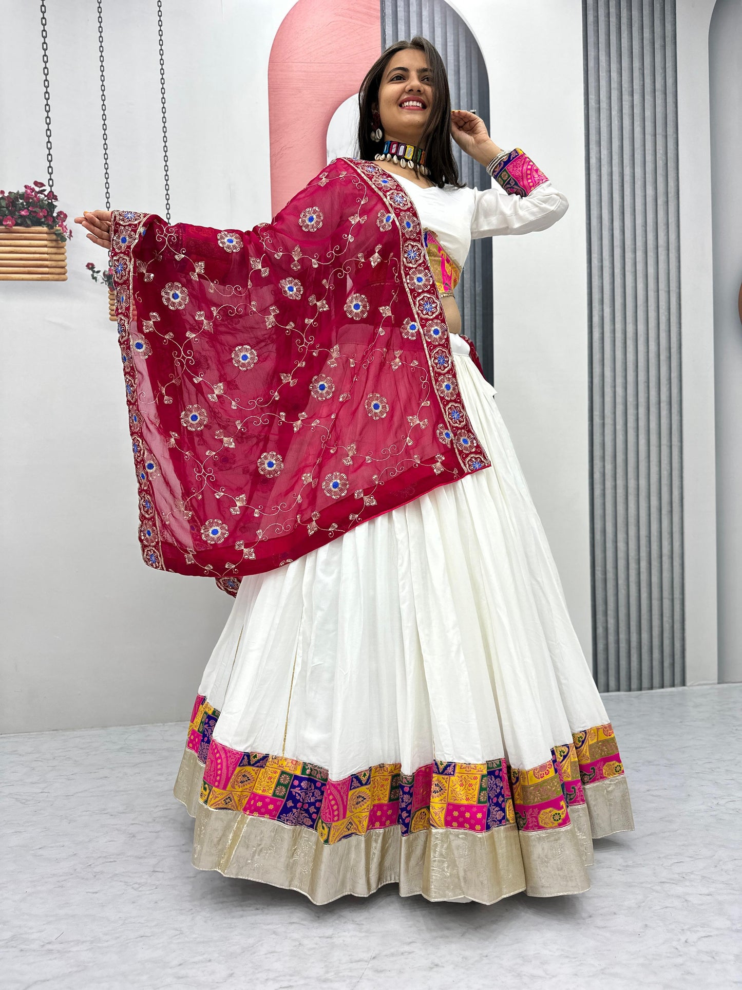 Eye Catching Navratri Special Full Flair Lehenga Choli ( MAS_TP_266 )