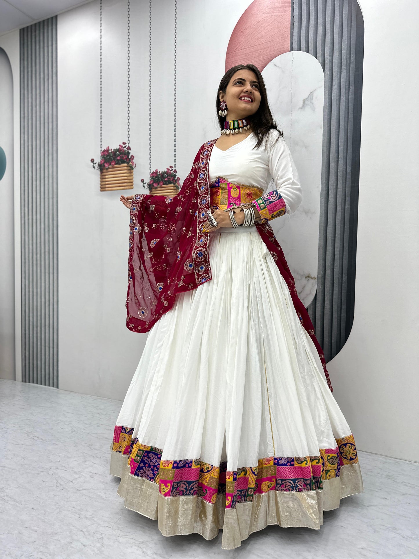 Eye Catching Navratri Special Full Flair Lehenga Choli ( MAS_TP_266 )