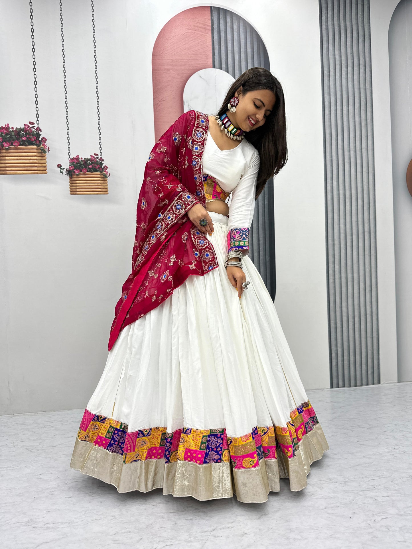 Eye Catching Navratri Special Full Flair Lehenga Choli ( MAS_TP_266 )