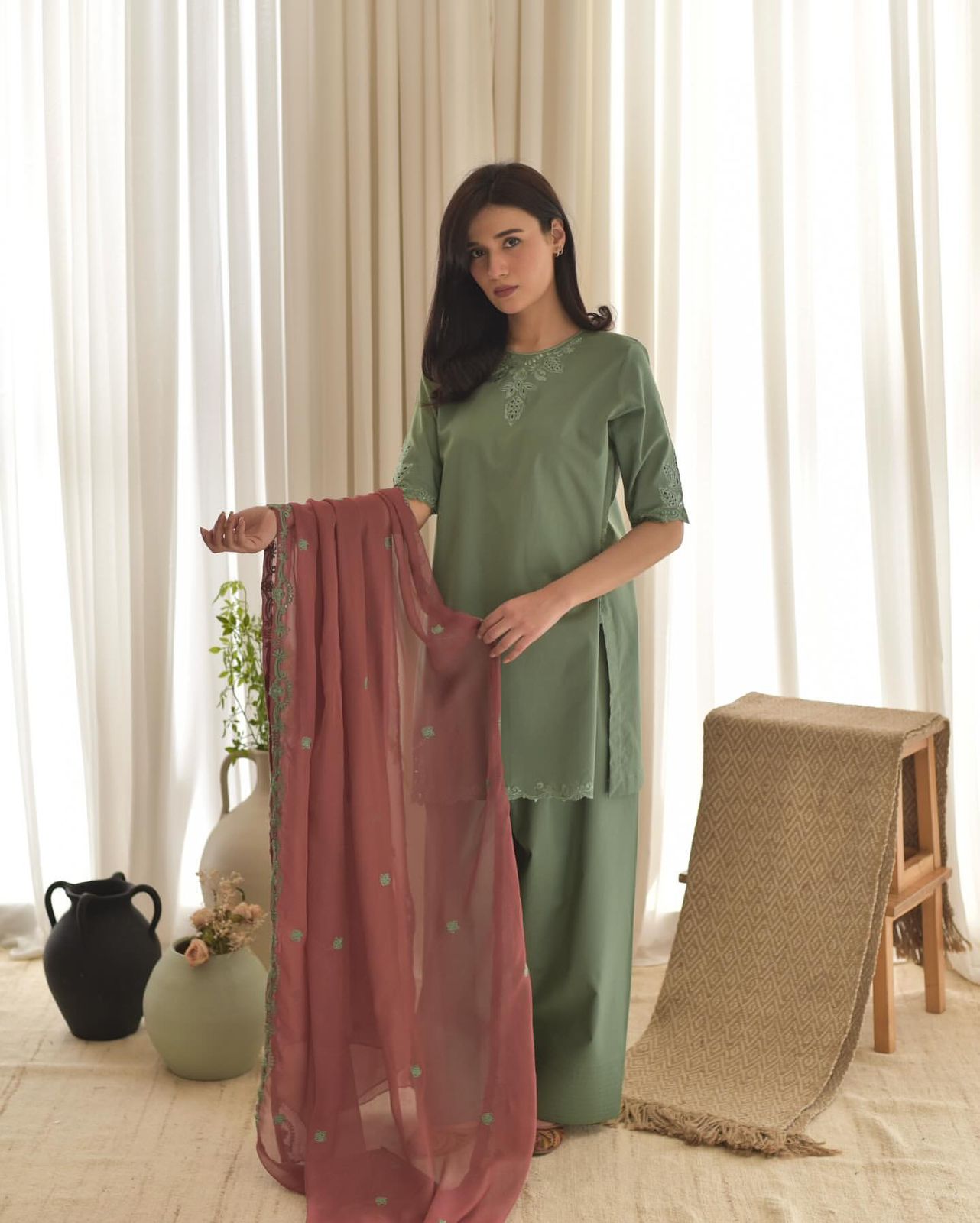 Admiring Salwar Suit With Fancy Dupatta With Embroidery Work ( MAS_VLM_275 )