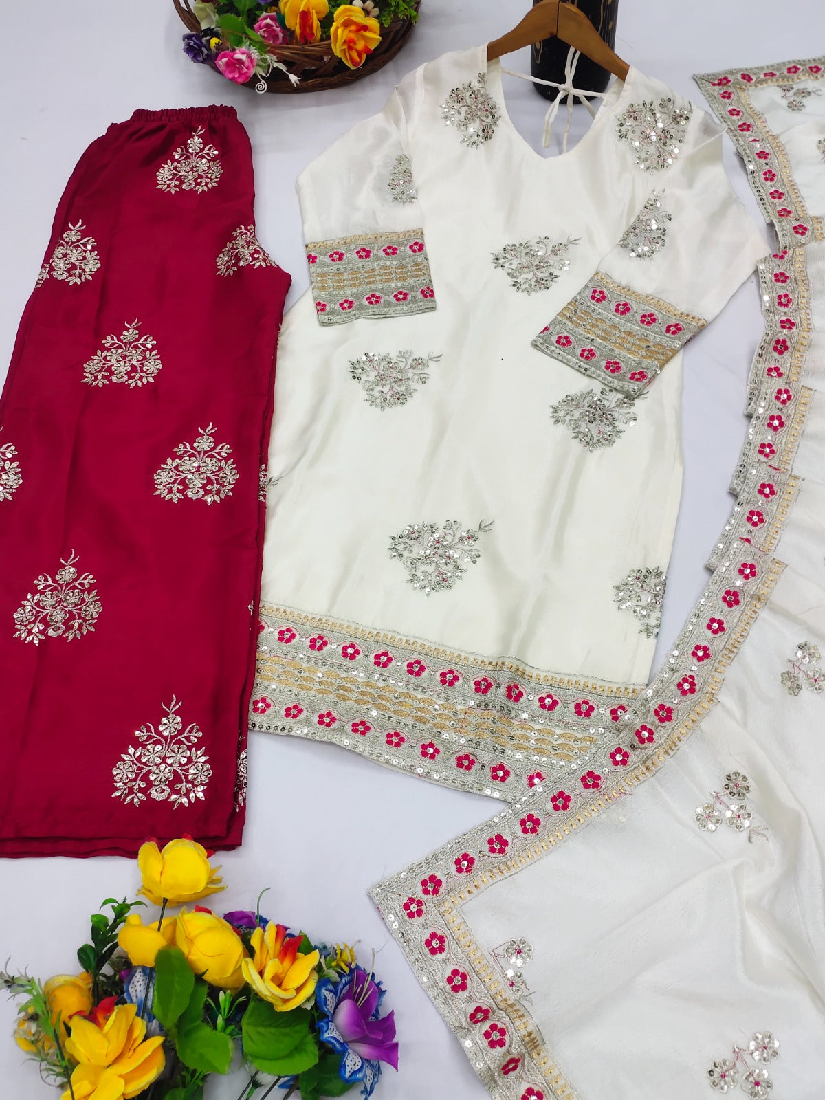 Classic New Designer Salwar Suit With Sequence Embroidered Work ( MAS_FE_66 )