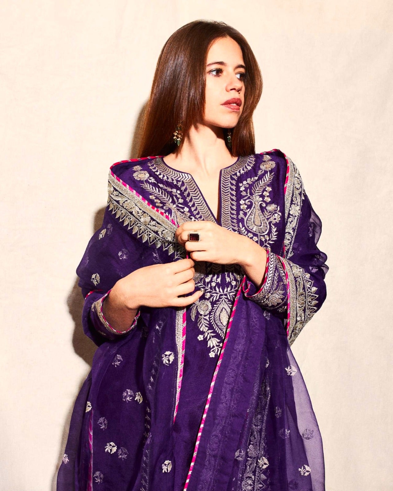 Out Standing Purple Color Salwar Suit With Sequence Embroidery Work ( MAS_FE_68 )