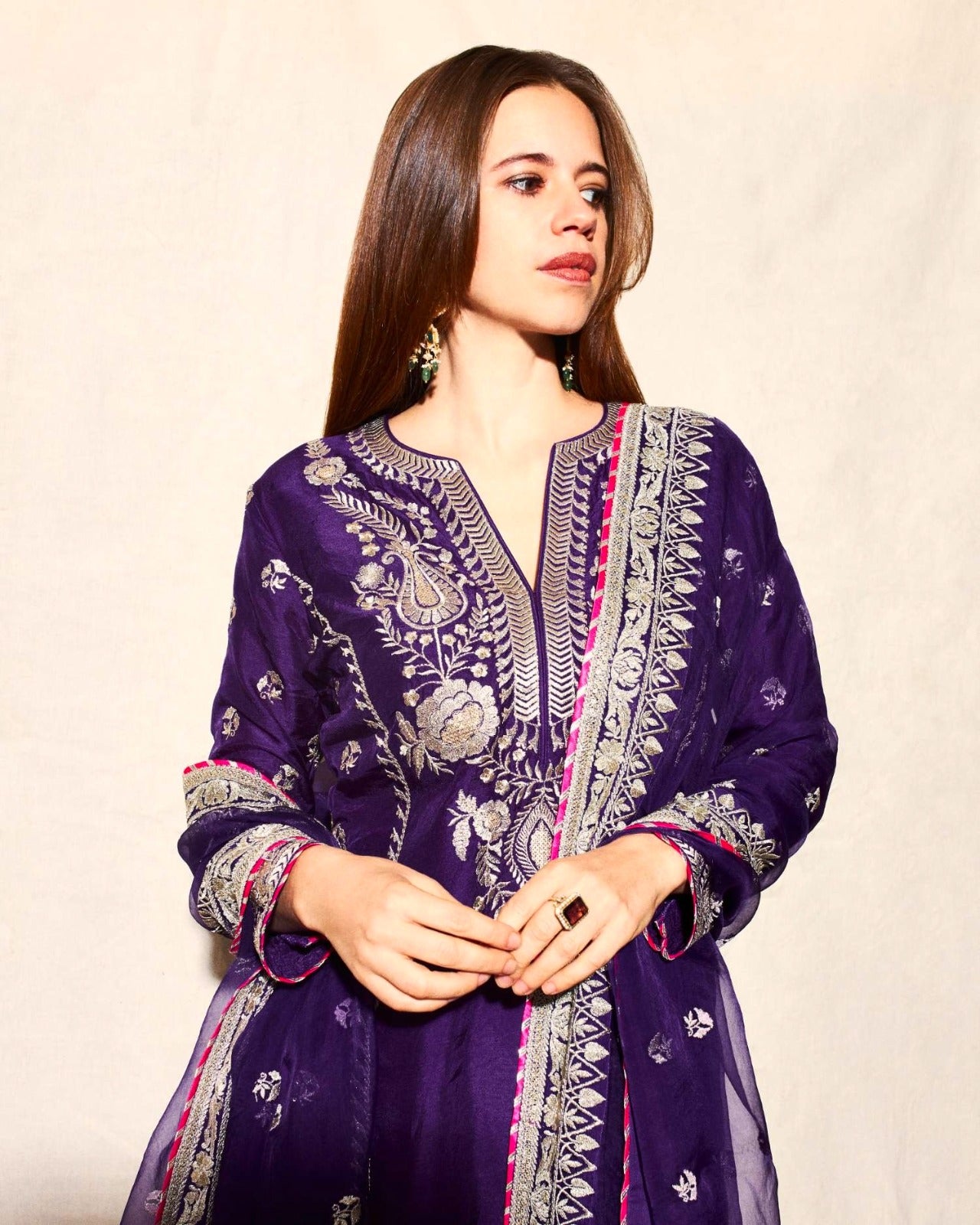 Out Standing Purple Color Salwar Suit With Sequence Embroidery Work ( MAS_FE_68 )