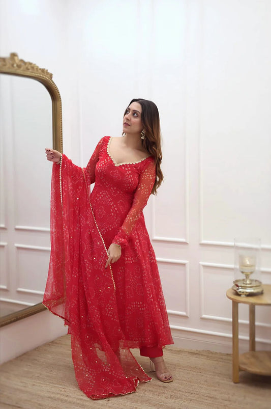 Gorgeous Pure Georgette Anarkali Suit With Digital Print (MAS_SCnx_1132)