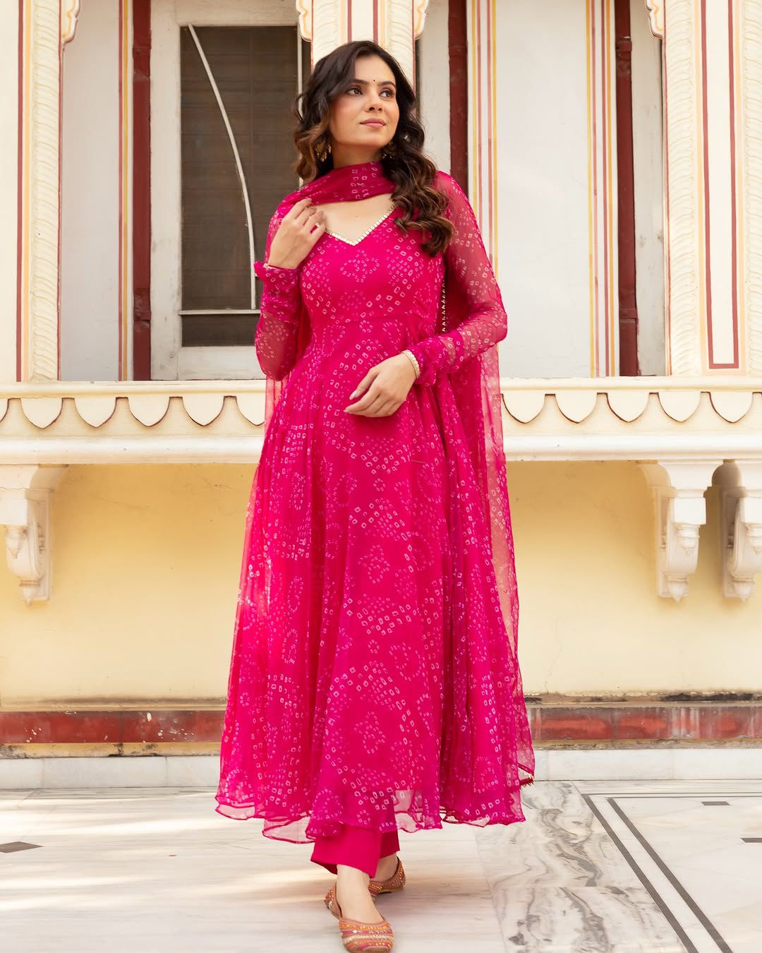 Demanding Pure Georgette Anarkali Suit With Digital Print (MAS_SCnx_1146)