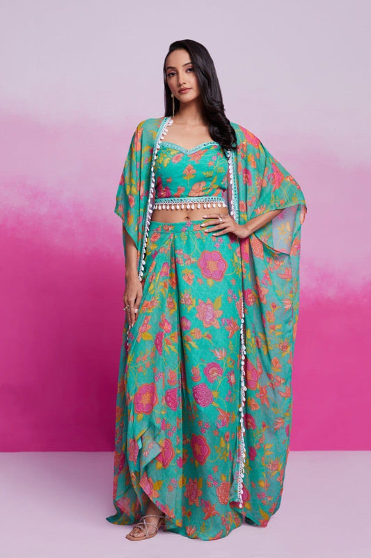 Trendy Ready To Wear Printed Co-Ord Set ( MAS_TF_353 )