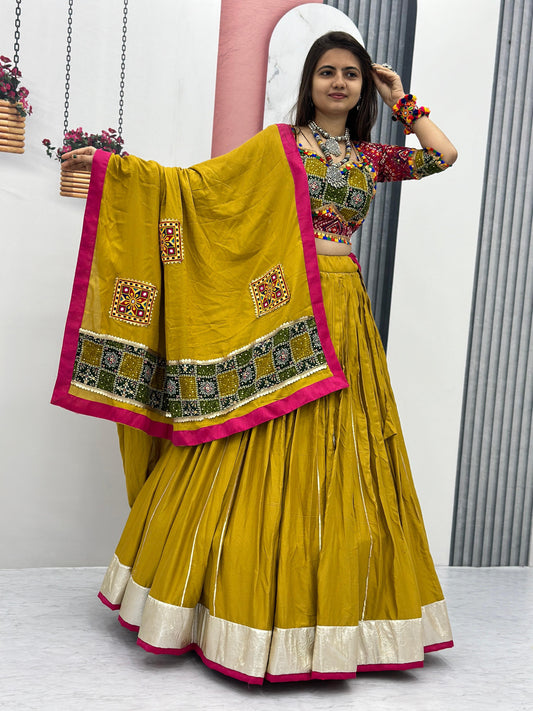 Glamourous Navratri Special Pure Cotton Lehenga Choli ( MAS_TP_175 )