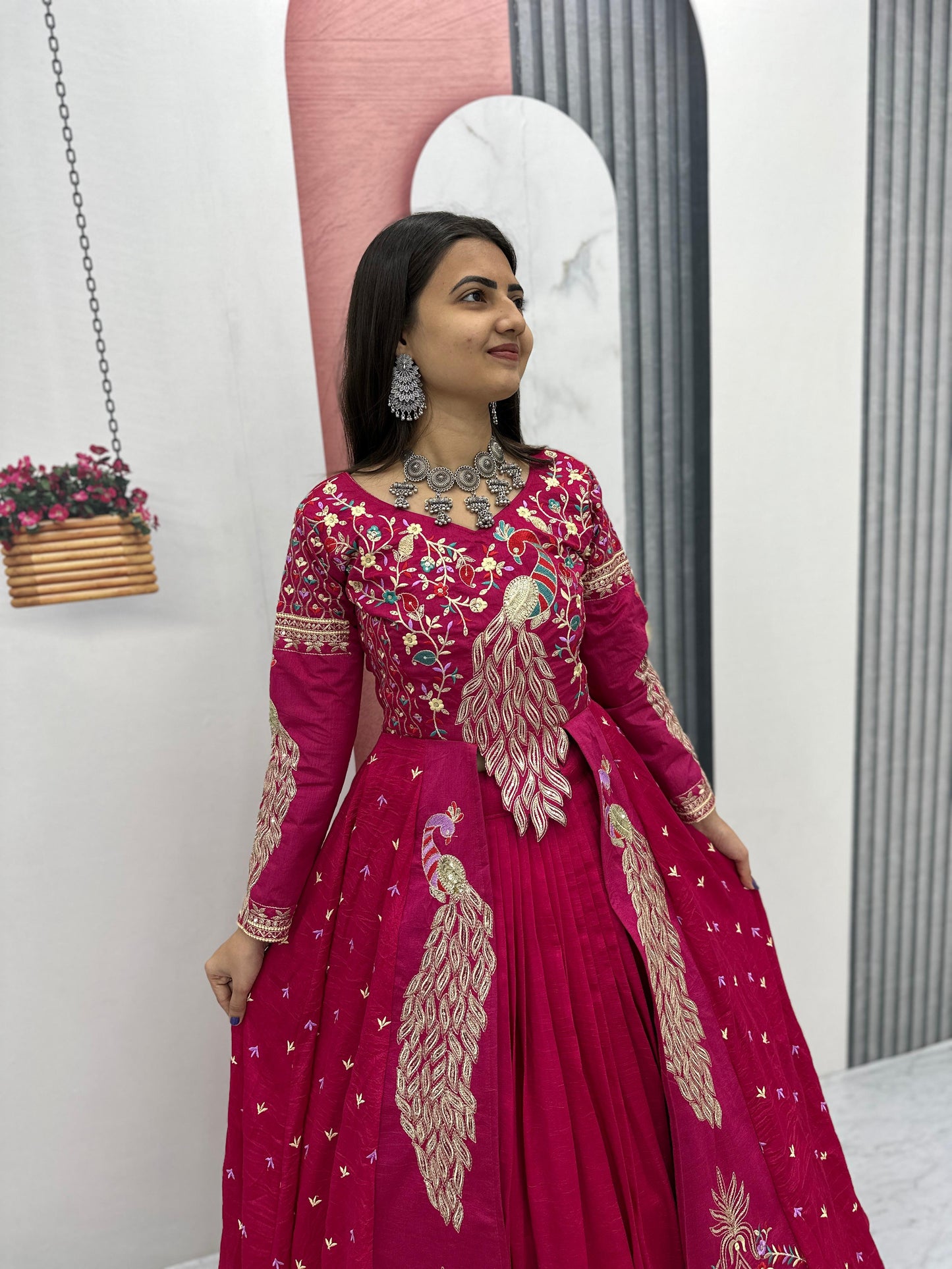 Exclusive Traditional Wear Lehenga Choli With Heavy Thread Work ( MAS _PC_528_PInk )
