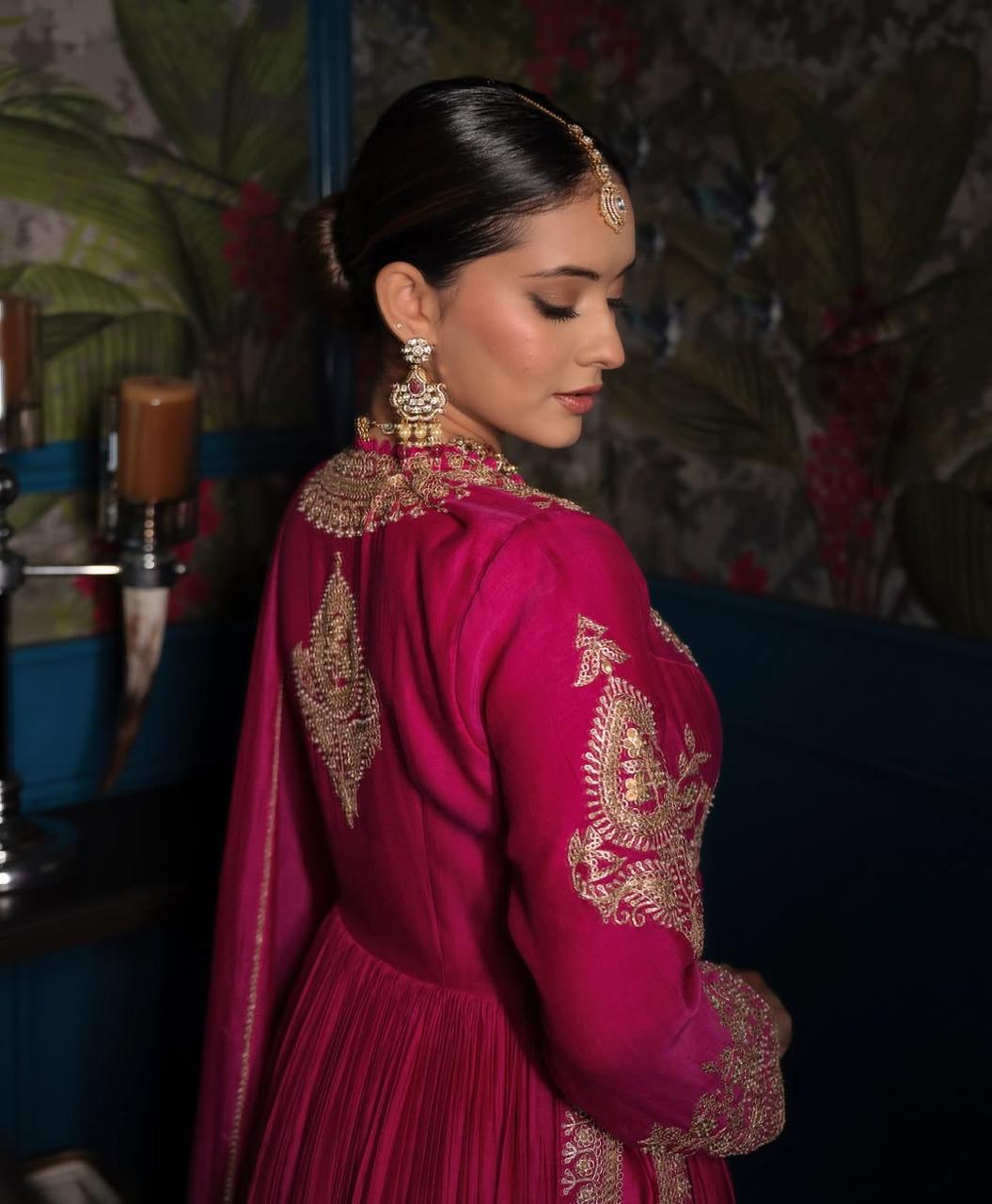 Designer Party Wear Top, Pant & Dupatta Set With Embroidery Sequence Work (MAS_ZD_10097)