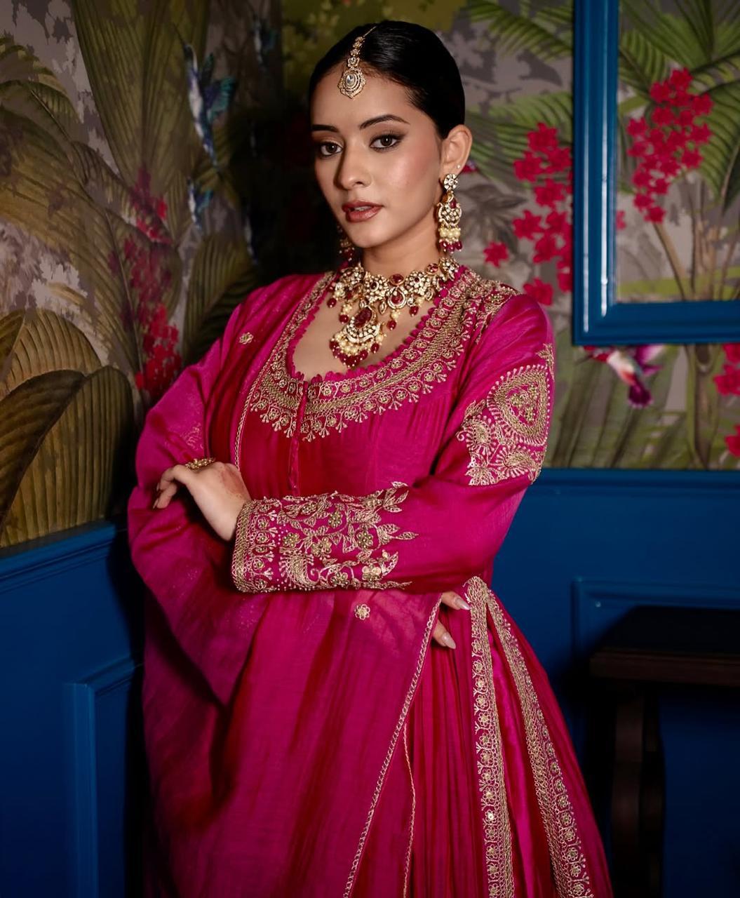 Designer Party Wear Top, Pant & Dupatta Set With Embroidery Sequence Work (MAS_ZD_10097)